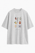 T-shirt 100 % cotton Limited Edition Mediterranean Grey