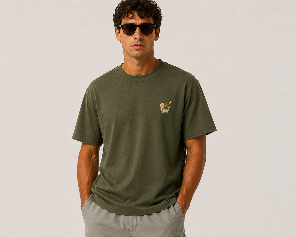 T-shirt 100 % algodão Gelato