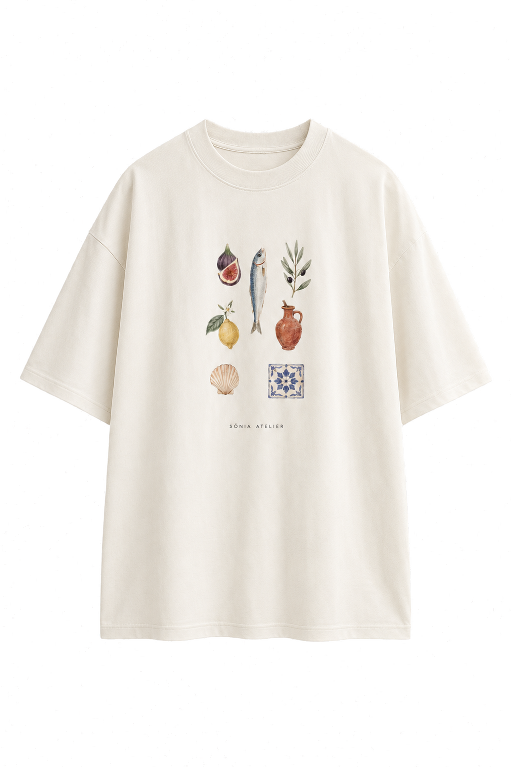 T-shirt 100 % cotton Limited Edition Mediterranean