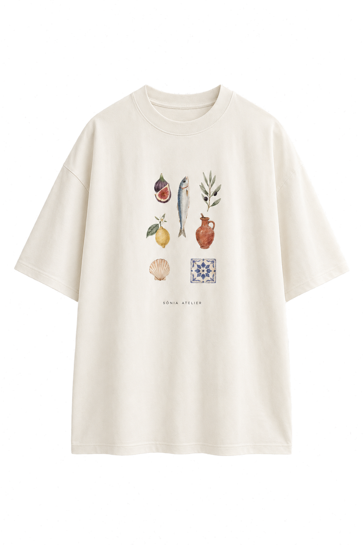 T-shirt 100 % cotton Limited Edition Mediterranean